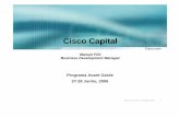 Cisco Capital - Avant Garde · Melhorar cash flow. Alinhar custos com ... Regras: 1. LRF é a taxa usada ... • Duração do contrato e valor das mensalidades a pagar ...