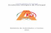 Comité Olímpico de Portugal Academia Olímpica de Portugal · membros Isilda Dias (aula na CESPU ou ISMAI sobre Olimpismo e voluntariado, exposição filatélica de temática olímpica