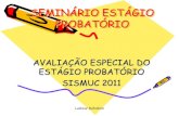 SEMINÁRIO ESTÁGIO PROBATÓRIO - files.sismuc.org.brfiles.sismuc.org.br/ARQUIVOS/DOC_ANTIGOS/338_912.pdf · • “Estágio probatório de três anos, terceira condição para a