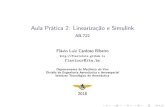 Aula Prática 2: Linearização e Simulink - AB-722flavioluiz.github.io/cursos/AB722/labs/lab2.pdf · posição e atitude da aeronave: possui como variáveis de entrada a latitude,