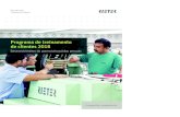 Programa de treinamento de clientes 2018 - rieter.com · Foco do treinamento por curso Garantir produção sustentável Maximizar o desempenho da fábrica Desempenho de máquina Sistemas