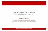 Engenharia de Requisitos - cee.uma.ptcee.uma.pt/edu/er/slides/ER-IniciandoProjectoER.pdf · Engenharia de Requisitos - Universidade da Madeira 1 Engenharia de Requisitos 3 - Iniciando