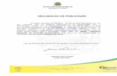 DECLARACAO DE PUBLICAÇÃO - mauriti.ce.gov.br · DECLARACAO DE PUBLICAÇÃO O Prefeito Municipal de MAURITI, no uso de suas atribuições que lhe são conferidas pela Lei Orgânica