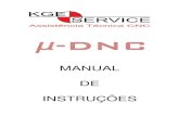MANUAL DE INSTRUÇÕES - kgeservice.com.br · posteriormente serem enviados para a máquina CNC através do µ-DNC ... sobre configuração de cabo de comunicação serial pode ...