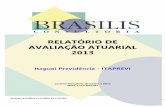 RELATÓRIO DE AVALIAÇÃO ATUARIAL 2013 - Portal da ...itaguai.rj.gov.br/itaprevi/05148afb9b761ea47fd67e08fa890a04.pdf · Tabela 8 – Resultado Financeiro do RPPS ... Tabela 42 –