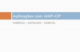 Aplicações com AMP-OP - DRB | Assessoria e Consultoria ...drb-assessoria.com.br/3mve/EletronicaAnalogica/aula-08-aplicacoes... · Lembre que o Amp-Op possui um ganho em malha ...
