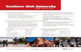 Southern Utah University - suu.edu · Administração de Construção Justiça Criminal Ensino de Dança Prática de Dança Economia Ensino Básico Engenharia Tecnologia da Engenharia
