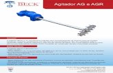 Agitador AG e AGR - bombasbeck.com.br AG e AGR(5).pdf · Modelos: R BombasBECK Tradição e Qualidade desde 1967 Modelo rpm Motor Elétrico AG 850, 1100, 1750 ou 3500 Motoredutor
