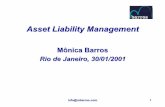 Asset Liability Management - mbarros.com · Taxas de juros e avaliação de títulos de ... (grau de alavancagem financeira) e TL/TE = debt to ... após um certo número de anos (antes