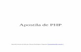 Apostila de PHP - UDESC - CCT · para um software sem relações públicas, sem publicidade e sem uma significativa exposição na mídia. História do PHP Rasmus Lerdorf – engenheiro