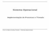 Implementação de Processo e Threads - Página inicialctd.ifsp.edu.br/~marcio.andrey/.../Implementacao-processos-threads.pdfProf. Dr. Márcio Andrey Teixeira – Sistemas Operacionais