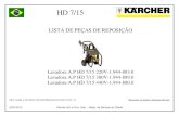 HD 7/15 - s3.kaercher-media.com · imagem do by-pass atualizada ( anel de cobre e conexÃo reta) * * 14 * item incluÍdo anel de cobre 18 x 22 9.376-023.0 * 17 57 ... 32 parafuso