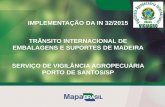 Plano de Defesa Agropecuária - DC Logistics Brasil · disponibilizadas para retirada pelos importadores. ... pela mercadoria a comunicação formal ao ... não autorização previsto