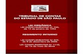 TRIBUNAL DE CONTAS DO ESTADO DE SÃO PAULO · Artigo 6º - O Tribunal de Contas poderá funcionar desconcen-tradamente, por unidades regionais, consoante disposto no Regimento Interno.
