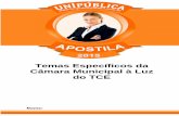 Temas Específicos da Câmara Municipal à Luz do TCEunipublicabrasil.com.br/uploads/materiais/1412ccea3716688fc65dda8e... · “Assim, os funcionários deverão se submeter ao Estatuto