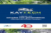 Líderes em - kaytech.co.zakaytech.co.za/wp-content/uploads/2018/03/Kaytech_Corporate_BR-GNRL... · • DimpleCoreTM núcleo de drenagem de HDPE em forma de picos para uso em sistemas