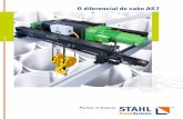 O diferencial de cabo AS7 - stahlcranes.com · Utilizadores, fabricantes de pontes rolantes e construtores de instalações apreciam o sistema modular baseado em componentes com boas