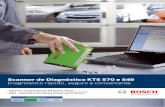 Scanner de Diagnóstico KTS 570 e 540 Diagnóstico rápido ... · meio do plugue OBD para sistemas elétricos de 4V e 8V para veículos Rápido • Novidade: ... Possibilidade de
