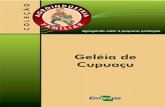 Geléia de Cupuaçu - infoteca.cnptia.embrapa.br · de fatores relacionados ao período pós-colheita, como maturação e respiração, ... pêssego verde, abacaxi, cajá-manga, pitanga,
