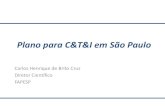 Plano para C&T&I em São Paulo - fapesp.br · Plano para C&T&I em São Paulo Carlos Henrique de Brito Cruz Diretor Científico FAPESP
