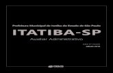 Prefeitura Municipal de Itatiba do Estado de São Paulo ... · (classificação e sentido que imprimem às relações entre as orações). ... parênteses, travessão, aspas, colchetes,