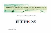 relat³rio Consolidado - ethos.org.br .aprofundamento das reflexµes e defini§µes sobre os Indicadores