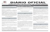 Diário Oficial - arapongas.pr.gov.br · e passível de punição prevista no art. 107, II, da Lei n.º 3.896/11, que dispõe sobre o Estatuto da Guarda Municipal de Arapongas. Art.