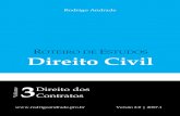 Roteiro de Estudos de Direito Civil - rodrigoandrade.pro.brrodrigoandrade.pro.br/.../uploads/2016/12/Contratos-Roteiro-2017.1.pdf · 7.1 Garantia contra Vício Redibitório .....39