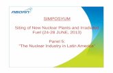 SIMPOSYUM Siting of New Nuclear Plants and Irradiated Fuel ...las-ans.org.br/Papers 2013/7 Caubit.pdf · precipitada ou emocional por parte do governo tendo sido determinado que análises