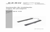 Instrução de instalação Vigas de pesagemdok.kern-sohn.com/downloads/de/UFA 3T1/file/KFAV20-IA-p-1312.pdf · Modelo . Gama de pesagem Máx. Precisão de leitura d Carga preliminar