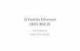 O Padrão Ethernet (IEEE 802.3) - lee.eng.uerj.brgil/redesII/Ethernet - IEEE802.3.pdf · O Quadro Ethernet • Source Address(DA) –Consiste em 6 bytes, identificando o endereço