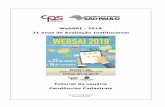 WebSAI - 2018 21 anos de Avaliação Institucional - Tutorial de... · Roteiro do usuário WebSAI Pendências Cadastrais Centro Paula Souza 15 6. O sistema exibirá uma mensagem de