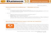 NEWSLETTER DAIMON - daimon.com.br 18_06_15.pdf · Bicombustíveis, Utilização de Bicombustível em Motores, Biorrefinaria, Alcoolquímica e Oleoquímica, e Sustentabilidade Socioeconômica