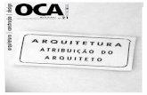 arquitetura | construção | design OCAiabsp.org.br/texto_sobre_cau.pdf · dos corredores do Anhembi, aliás, eu e a toda a torcida do Flamengo. Para registrar esse fato, ainda comprei