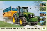 Novos tractores série 7030 de 190 a 220 CV (97/68 CE) · Fácil de ter. Fácil de usar. Uma decisão inteligente para o seu negócio Controle melhor os seus custos operati-vos. Reduza