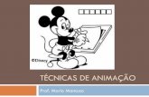 TÉCNICAS DE ANIMAÇÃO - carlosdamascenodesenhos.com.brcarlosdamascenodesenhos.com.br/wp-content/uploads/2016/11/Técnicas... · Animação Digital 3D A animação digital 3D é