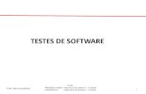 TESTES DE SOFTWARE - DEINF/UFMA - Departamento de ...maria/arqan/2011-1/cap9-vvt.pdf · de Teste de Software Do ponto de vista psicológico: • Análise, Projeto e Codificação