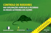 CONTROLO DE ROEDORES - azores.gov.pt · trepador e uma espécie arborícola por natureza, este roedor vive e desloca-se preferencialmente através dos ramos das árvores, abrigos