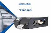 T8000 - The Printer Place · • Intuitiva configuração de impressora, qualidade de impressão e assistente para autoajuda ... além de ser Plug and Play com o sistema SAP ... (cartão