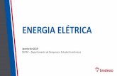ENERGIA ELÉTRICA - economiaemdia.com.br · Geração o Os investimentos no setor elétrico brasileiro têm se sustentado, apesar da desaceleração da atividade doméstica. Isso