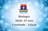 Biologia Série: 1º ano I Unidade - Célulacolegiosacramentinas.com.br/professor/wp-content/uploads/2016/02/... · Citoesqueleto . Núcleo Complex o golgiense Mitocôndria Membrana