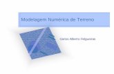 Modelagem Numérica de Terreno - dpi.inpe.br · • Interpolador global, aproximado, estocástico – supõe que a tendência geral da superfície é independente de erros aleatórios