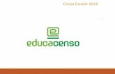 Censo Escolar 2016 - nre.seed.pr.gov.br · Cadastro de Escola Local de funcionamento da escola Prédio escolar Edifício construído dentro dos padrões mínimos, destinado à realização