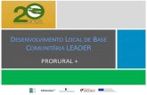 DESENVOLVIMENTO LOCAL DE BASE COMUNITÁRIA … · • Qualificação e diversificação da Economia Rural através da valorização do potencial ... • No âmbito do apoio ao turismo