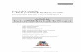 ANEXO 4.1 Estudo de Viabilidade Econômico-Financeira · Planilha 10 - Composição da Depreciação de Veículo, Máquina e Equipamento Planilha 11 - Encargos Sociais Planilha 12