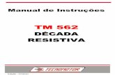 manual TM 562 port - download.tecnomotor.com.brdownload.tecnomotor.com.br/?TM562/manual/Manual_562_port.pdf · instrumento do painel. • Os valores de resistência e as leituras