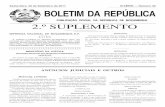 Sexta-feira, 30 de Setembro de 2011 III SÉRIE — Número 39 ...39+III+SERIE+SUPLEMENTO2+2011.pdf · PUBLICAÇÃO OFICIAL DA REPÚBLICA DE MOÇAMBIQUE IMPRENSA NACIONAL DE MOÇAMBIQUE,