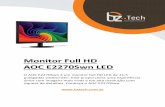Monitor Full HD AOC E2270Swn LED - bztech.com.br · Para garantir uma operação satisfatória, use o monitor apenas com os computadores listados pela UL que têm receptáculos de