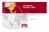 Certificação SA 8000 : 2001 - repositorio.lneg.ptrepositorio.lneg.pt/bitstream/10400.9/403/9/AUDITORIA SA 8000_MAIO... · 2 Auditoria SA 8000 3 Certificação SA 8000. 4 ... OHSAS