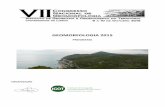 GEOMORFOLOGIA 2015 - apgeom2015.weebly.comapgeom2015.weebly.com/uploads/1/1/8/7/11874636/programa_apgeom2015.pdf · 7 Caracterização geomorfológica da serra da Meruoca, Ceará,